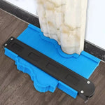 Régua Gabarito de Contorno 25cm/ 12cm para Moldes e Medição de Perfis | Copiador de Formas com Trava