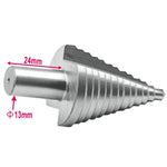 Broca Escalonada HSS 5-35mm em Aço Rápido para Metal, Madeira e Plástico