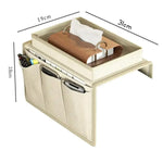 Porta Copo Sofá Organizador de Braço com Bandeja e Porta Objetos Multifuncional