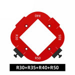 Woodworking Router Arcs Angle Positioning Template Corner Radius Routers R10-R50 Radius Jig Wood Milling Cutter Round R-corner