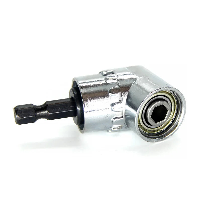 105 Degree Angle Screw Driver Socket Holder Adapter Adjustable Bits Nozzles for Screwdriver Bit Right Angle Head Screwdrivers