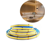 Fita LED COB Inteligente 608 Leds/m 24V Regulável 2700K a 6500K com Controle por App e Voz 5m
