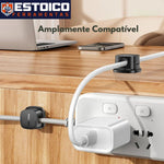 Organizador de Cabos Magnético para Mesa e Escritório | Prendedor de Fios