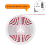 Fita LED COB IP68 24V 320 LEDs/m 12W 1200lm RA90 para Piscinas e Áreas Externas (Colorida)