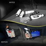 Porta Treco Automotivo Rede Elástica Organizadora para Porta-Malas