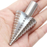 Broca Escalonada HSS 5-35mm em Aço Rápido para Metal, Madeira e Plástico