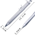 Caneta Esferográfica Multifuncional com Paquímetro, Régua de Precisão e Medidor 0–100 mm