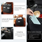 Porta-Treco Automotivo Premium para Celular, Garrafas e Objetos