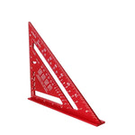 Esquadro Triangular de Alumínio para Marcenaria Carpintaria e Medição Precisa