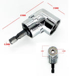 Adaptador Angular para Parafusadeira com Extensão Flexível 360° para Furadeira e Bits Hexagonal 1/4"