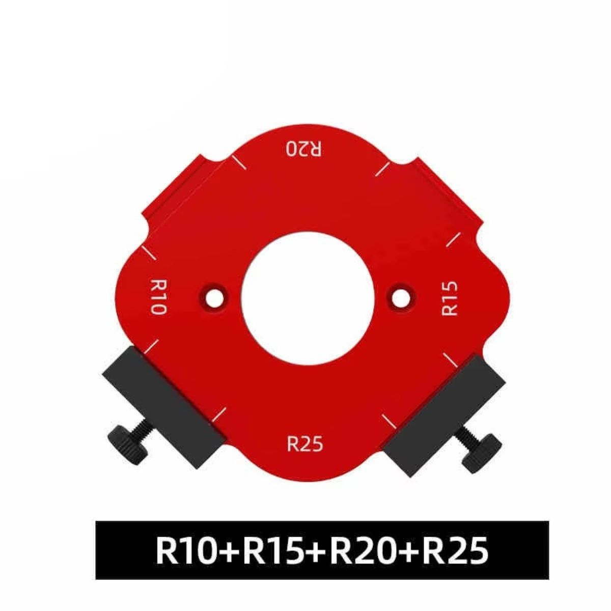 Gabarito para Tupia de Cantos R30 R35 R40 R50 | Molde para Arredondamento de Madeira