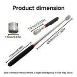 1pc Portable Magnetic PickUp Tool Magnet Pen Extendable Telescopic Inspection LED Torch Magnet Rod for Picking Up Screws Nut Bol