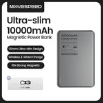 MOVESPEED S10 Slim Magnetic Power Bank 10000mAh PD20W Portable Charger Wireless External Battery for iPhone 16 Samsung Powerbank