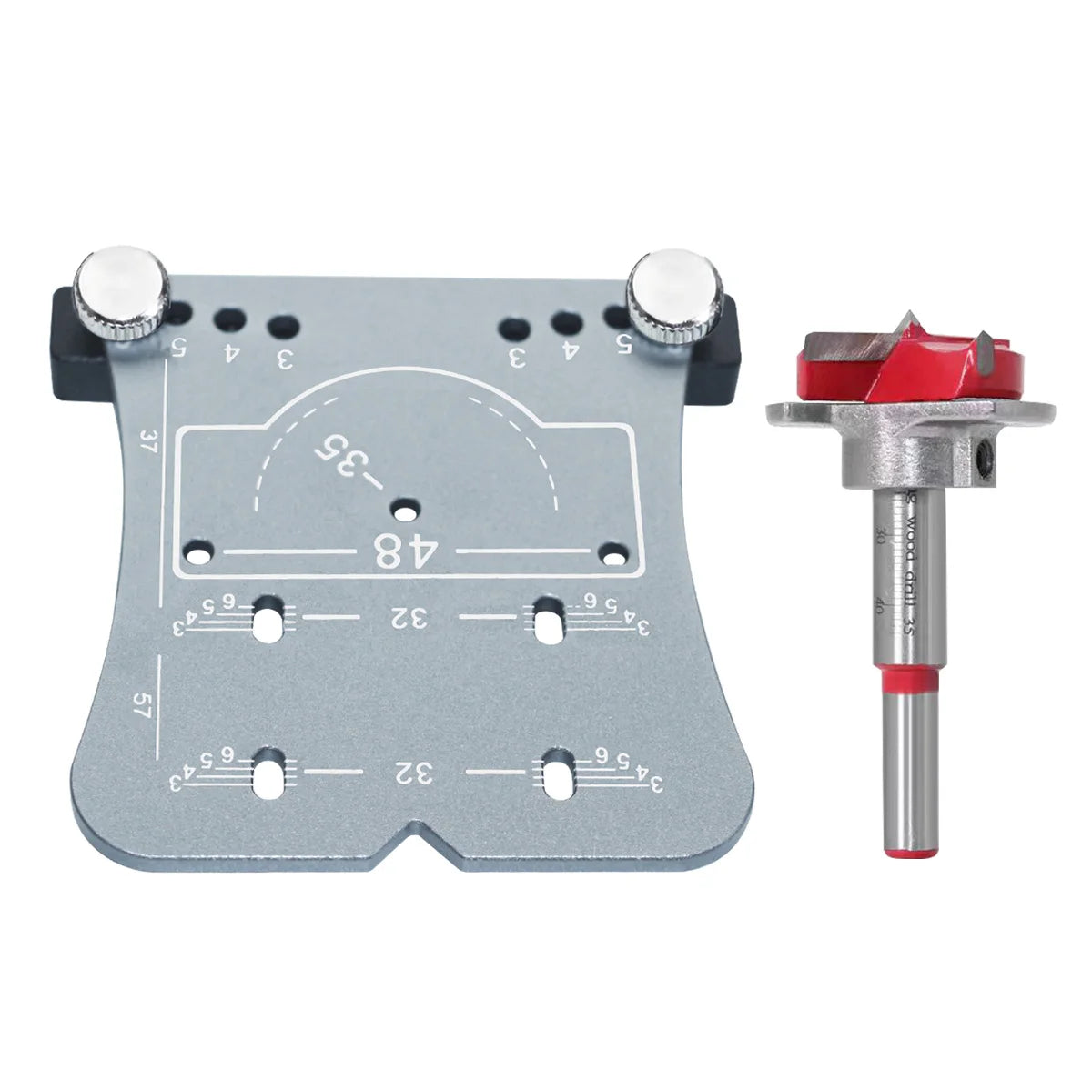 35mm Woodworking Hinge Hole Opener Punch Tool,Punch Locator And Limiting Frame,Quick And Precise Drilling And Mounting Of Hinges