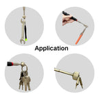 1pc Portable Magnetic PickUp Tool Magnet Pen Extendable Telescopic Inspection LED Torch Magnet Rod for Picking Up Screws Nut Bol