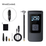 Electric Air Compressor Rechargeable Tire Inflator 12V 150PSI Portable Digital Inflator Pump ，For Car Motorcycle Bicycle Ball