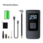 Electric Air Compressor Rechargeable Tire Inflator 12V 150PSI Portable Digital Inflator Pump ，For Car Motorcycle Bicycle Ball