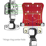 35mm Woodworking Hinge Hole Opener Punch Tool,Punch Locator And Limiting Frame,Quick And Precise Drilling And Mounting Of Hinges