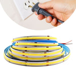 Fita Led Cob 480 Leds Ligação Direta na Rede 127 ou 220v 1800w/m 10mts